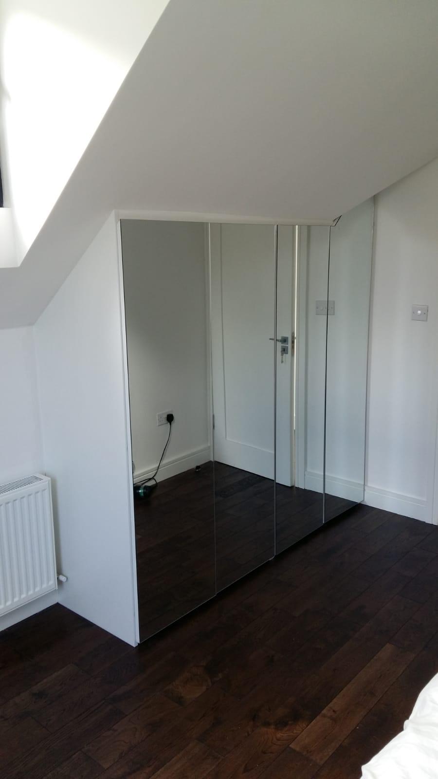 carpentry example - mirror wardrobe